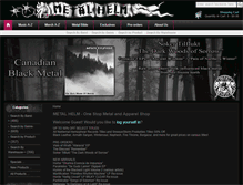 Tablet Screenshot of metalhelm.com